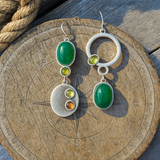 Sabrina | Silver Earrings with Drops
