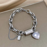 Chunky Heart Bracelet | Gold