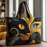 Mystical Cat Artisanal Tote Bag