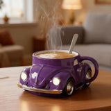 BEETLEBREW | Purple Mug with Car Design