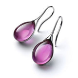 Gold and silver crystal earrings