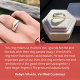 Angel Heart – Adjustable Memory Ring