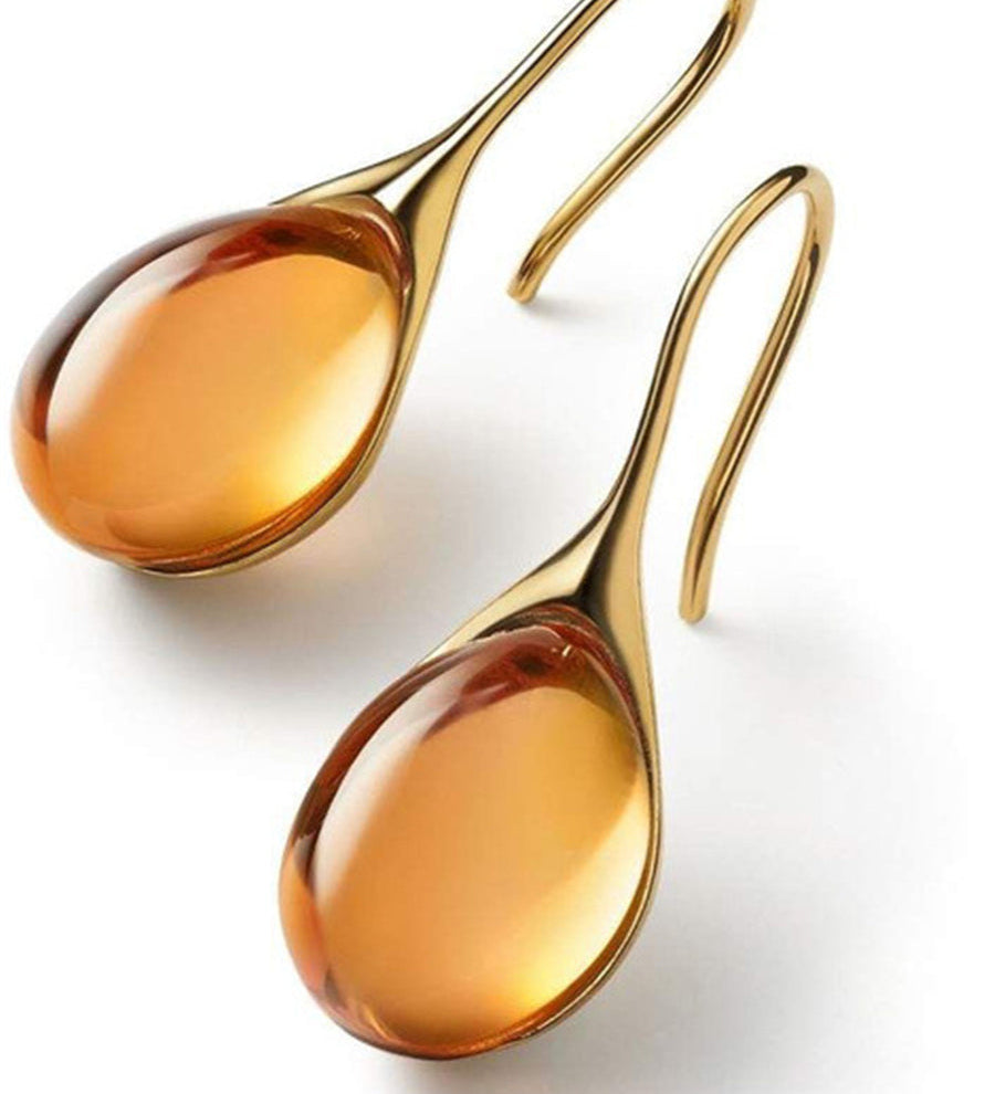 Radiant – Drop-shaped crystal earrings