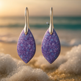 Mirelda | Purple Pearl Earrings